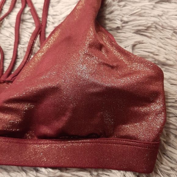 Victoria Secret PINK Shimmer Bra Size Med - Picture 2 of 8